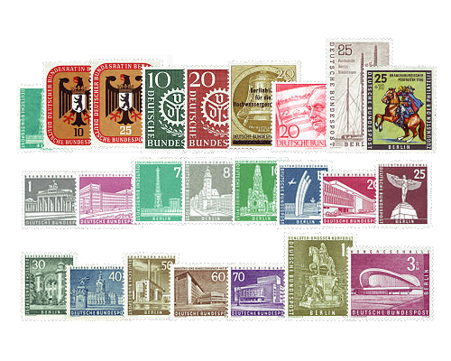 Philaseum Briefmarken Berlin 1956