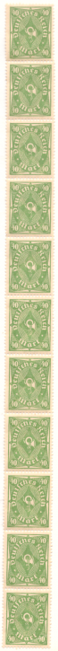 Briefmarken Deutsches Reich 1922/23, Mi.Nr. 232 W R, Rollenmarken im Elferstreifen, Freimarken: Posthorn, Postfrisch