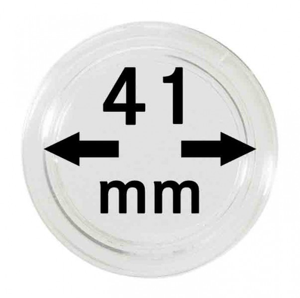 Lindner Münzkapseln Innen-Ø 41 mm, 100er-Packung