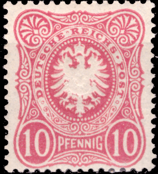 Briefmarken Deutsches Reich 1880, Mi.Nr. 41 b, Freimarken: Ziffer/ Adler, Postfrisch - BPP-Geprüft