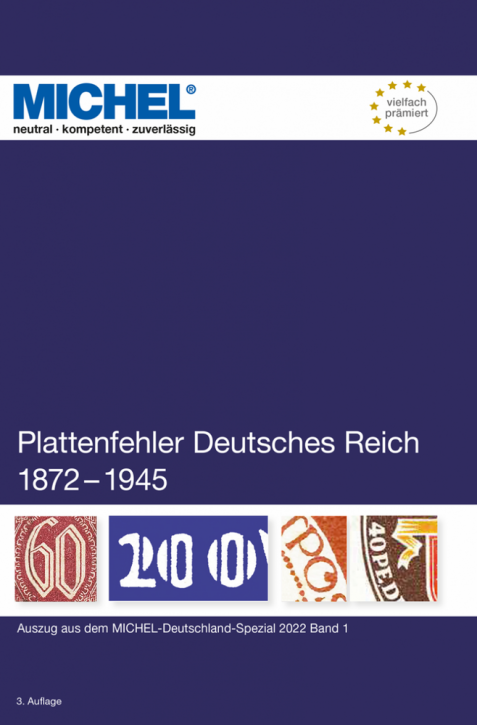 MICHEL Plattenfehler Deutsches Reich 1872-1945