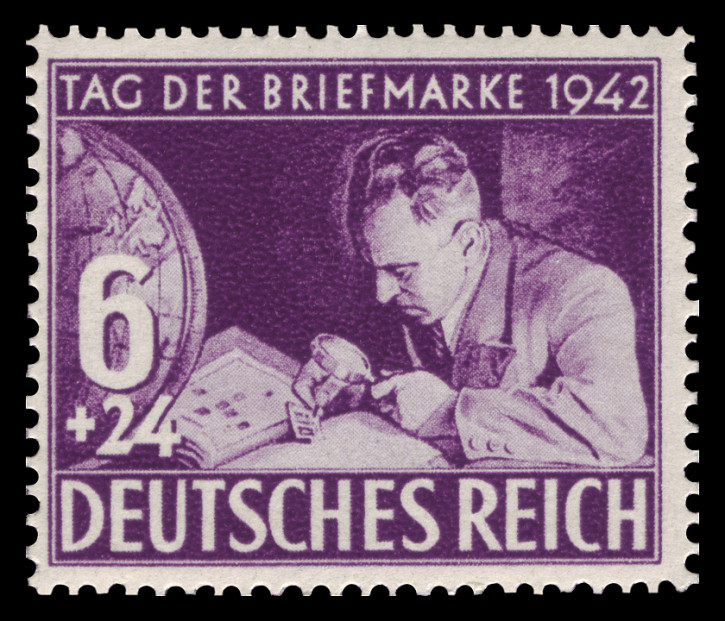 Briefmarken Deutsches Reich 1942, Mi.Nr. 811, Tag der Briefmarke, Postfrisch