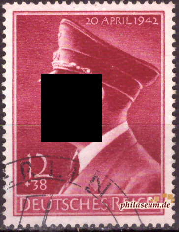 Briefmarken Deutsches Reich 1942, Mi.Nr. 813, 53. Geburtstag, Gestempelt