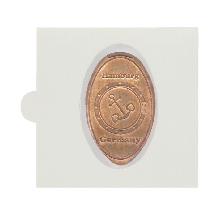 HARTBERGER Münzrähmchen mit ovalem Ausschnitt 38x24mm für Pressed Pennies, selbstklebend, 1000er-Packung