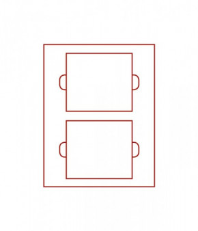 LINDNER d-Box STANDARD mit rechteckigen Fächern für 2 x 5 original Euro-Kursmünzen-Sätze Deutschland in Stempelglanz (bis 2014)