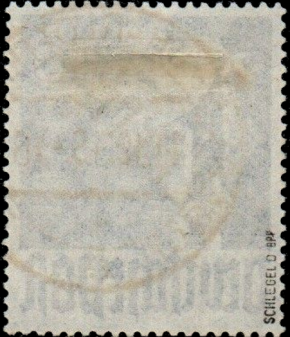 Briefmarken Berlin 1948, Mi.Nr. 20, Freimarkenserie II mit schwarzem Aufdruck, Gestempelt - BPP geprüft von Schlegel